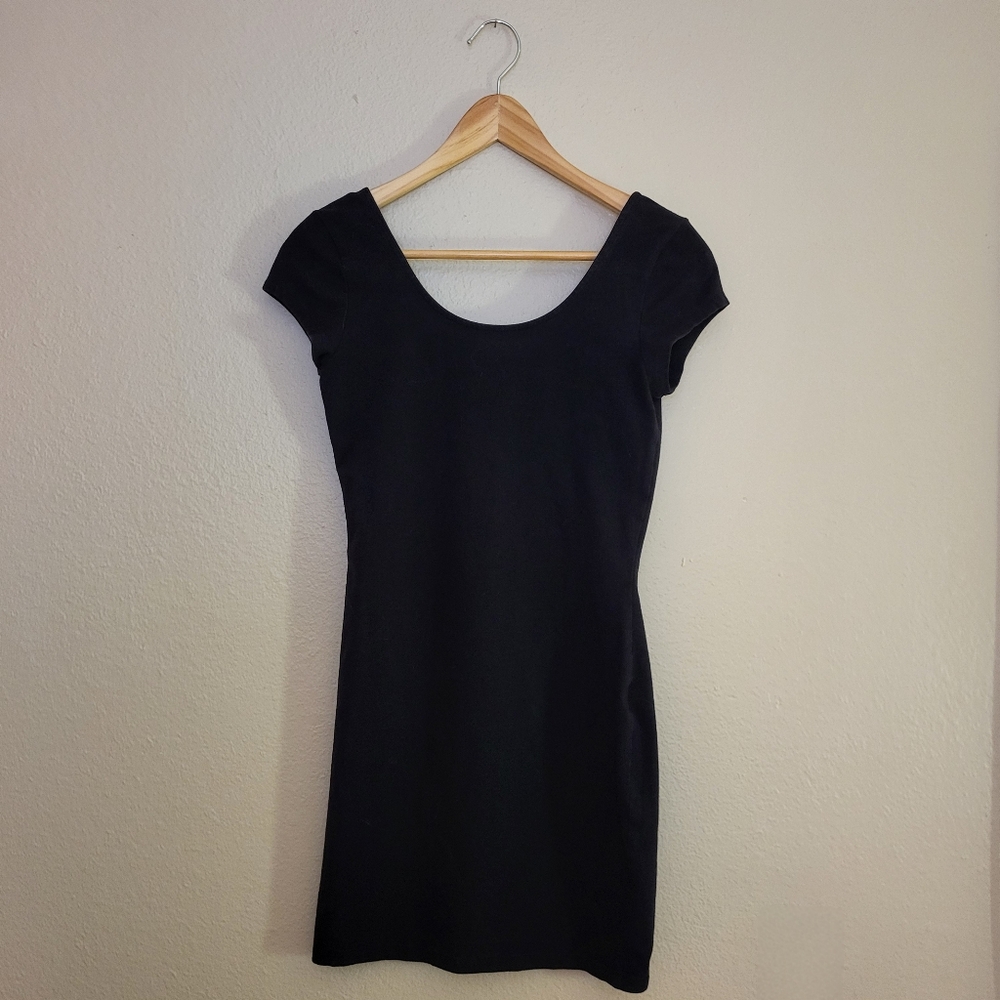Charlotte Russe Black Mini Bodycon Dress